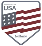 This website made in the USA by Red Rocks Web Development.